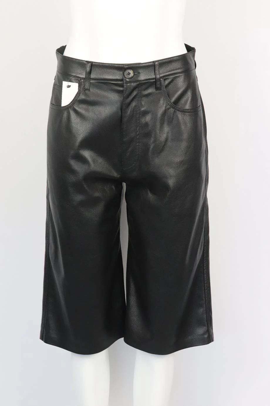 NANUSHKA FAUX LEATHER WIDE LEG CULOTTES MEDIUM - Image 2