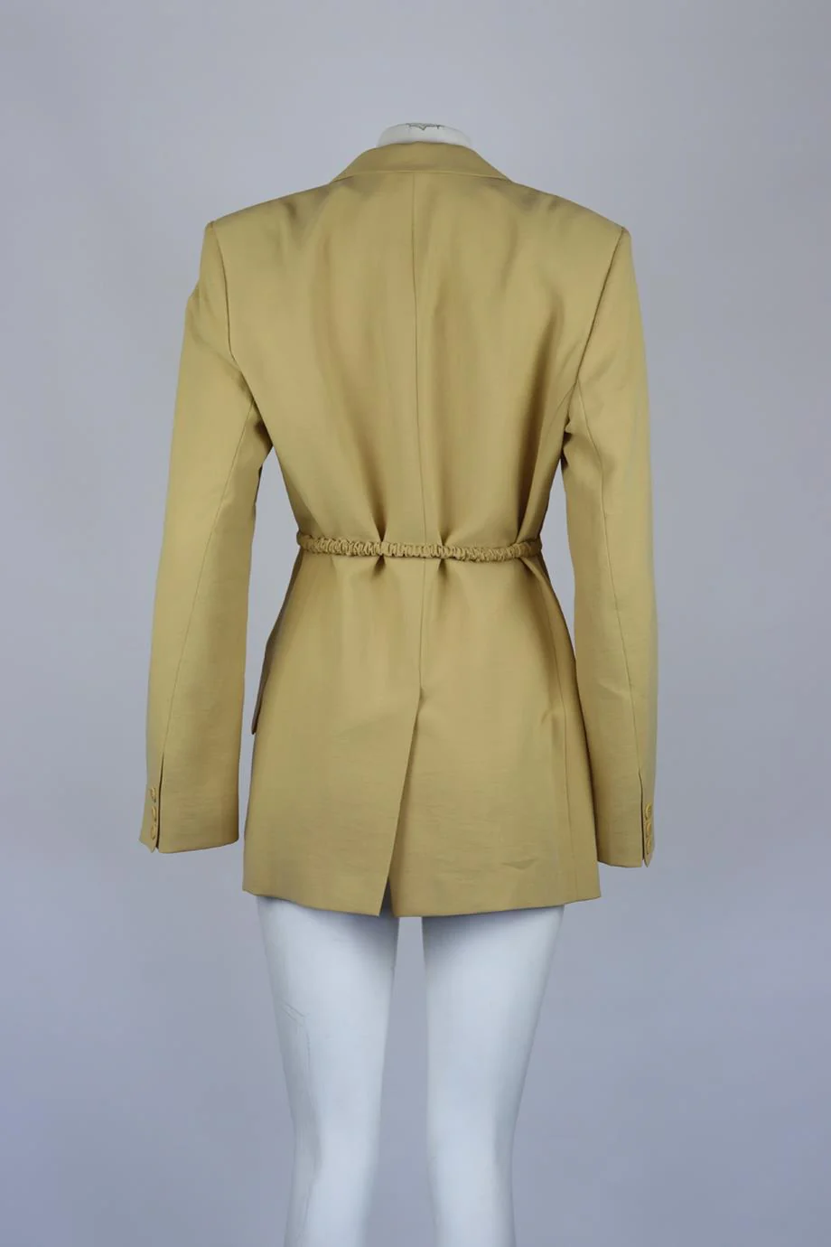 NANUSHKA GATHERED WOVEN BLAZER MEDIUM - Image 4