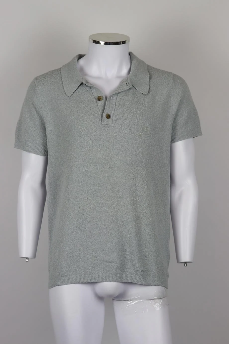 NANUSHKA MEN'S COTTON BLEND POLO SHIRT XSMALL - Image 2