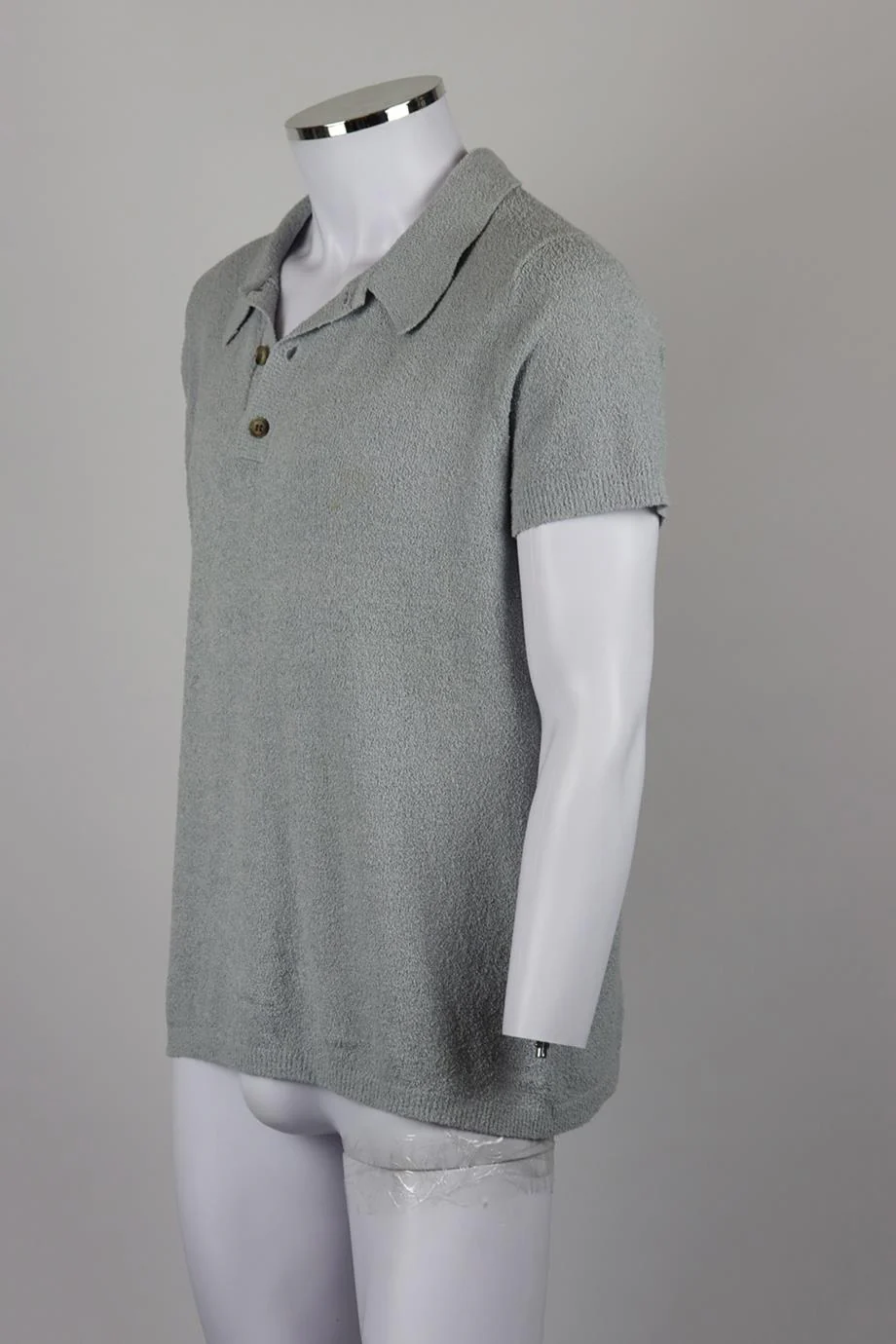 NANUSHKA MEN'S COTTON BLEND POLO SHIRT XSMALL - Image 3