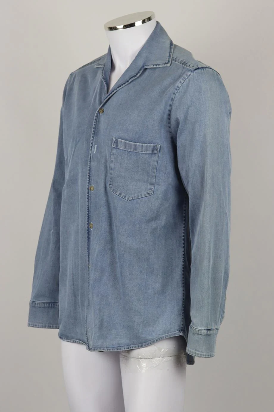 NANUSHKA MEN'S DENIM SHIRT XSMALL - Image 3