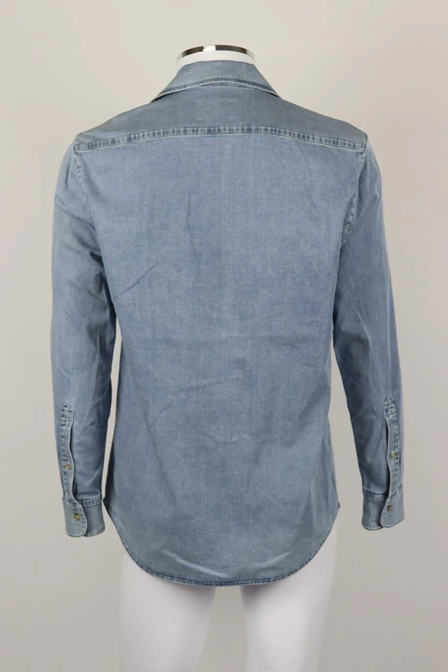 NANUSHKA MEN'S DENIM SHIRT XSMALL - Image 4