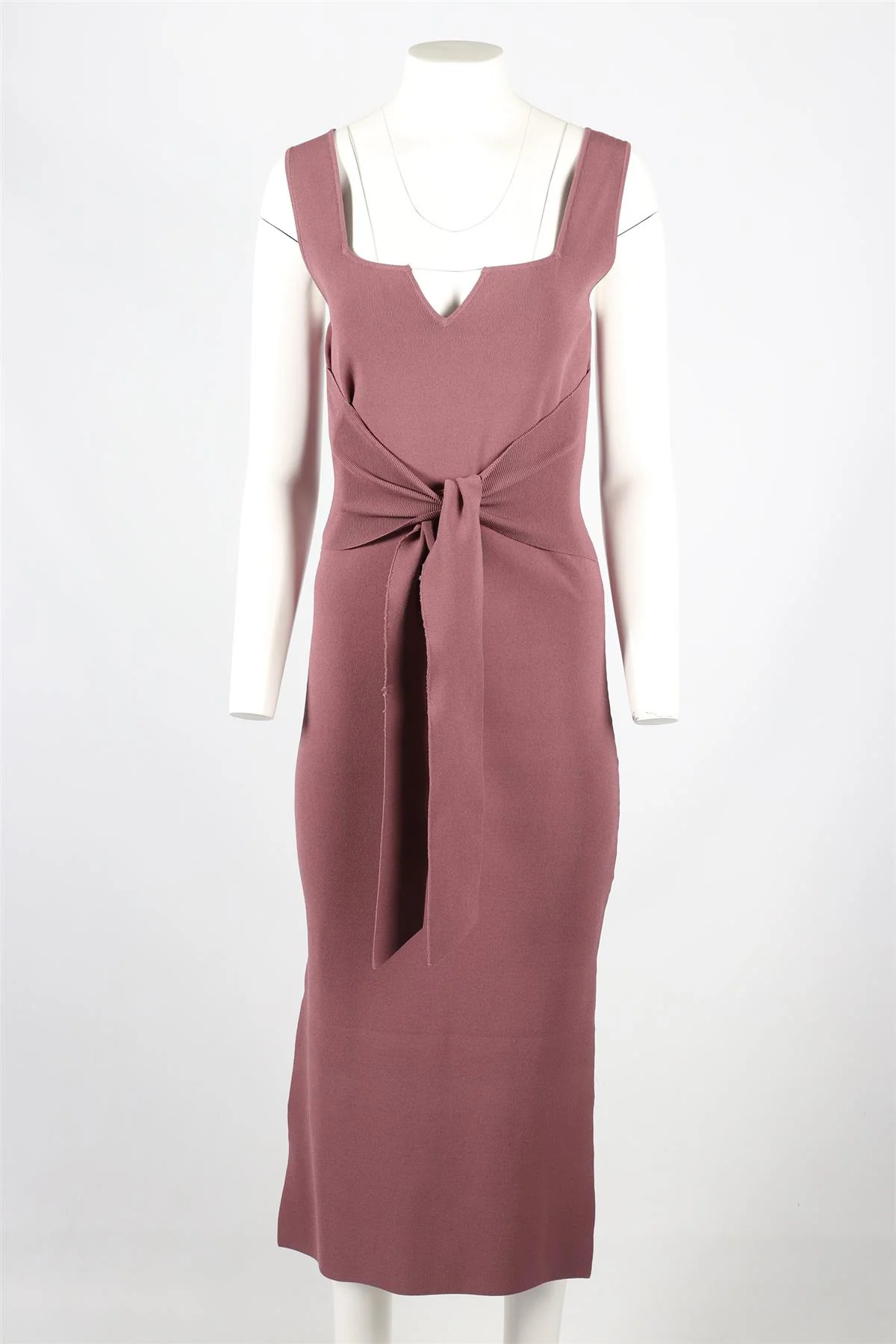NANUSHKA PURPLE KNIT MIDI DRESS MEDIUM - Image 2