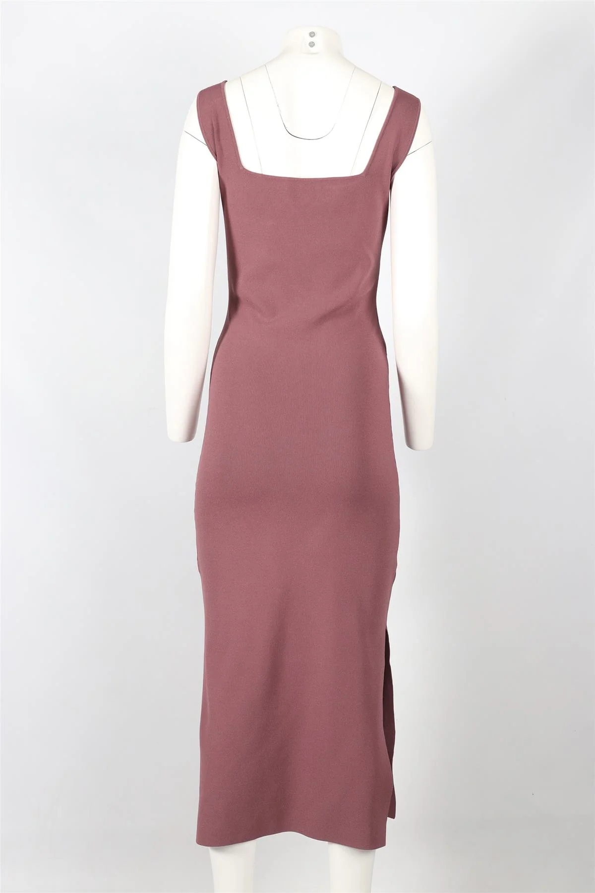 NANUSHKA PURPLE KNIT MIDI DRESS MEDIUM - Image 4