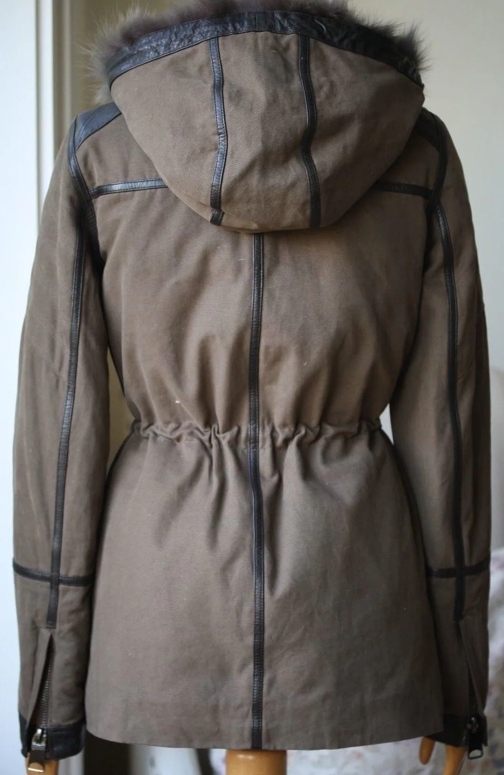 NATACHA AND VANESSA PARKA JACKET SZ 40 UK 8/10 - Image 3