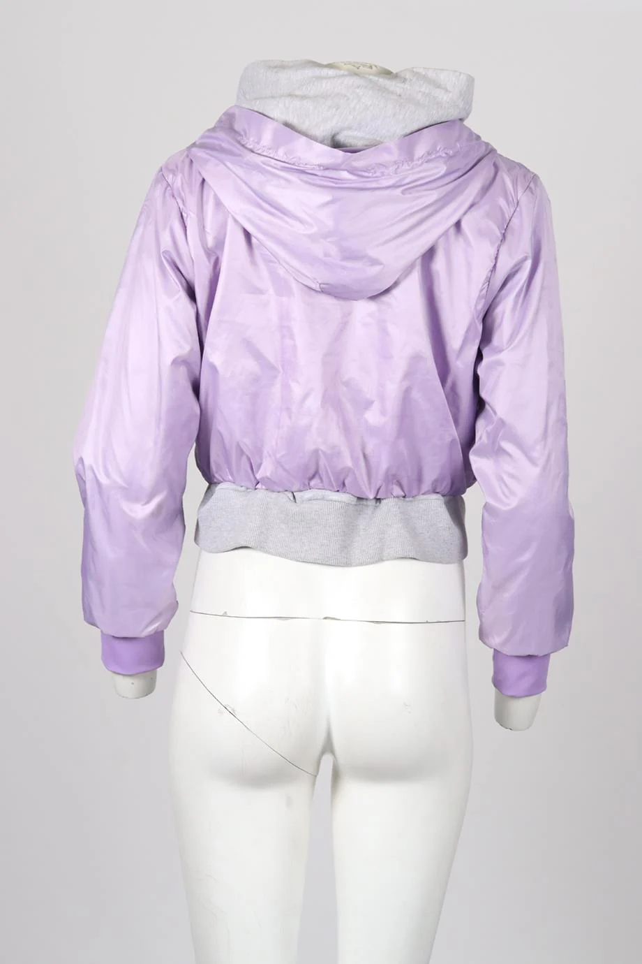 NATASHA ZINKO SHELL AND COTTON HOODIE SMALL - Image 4