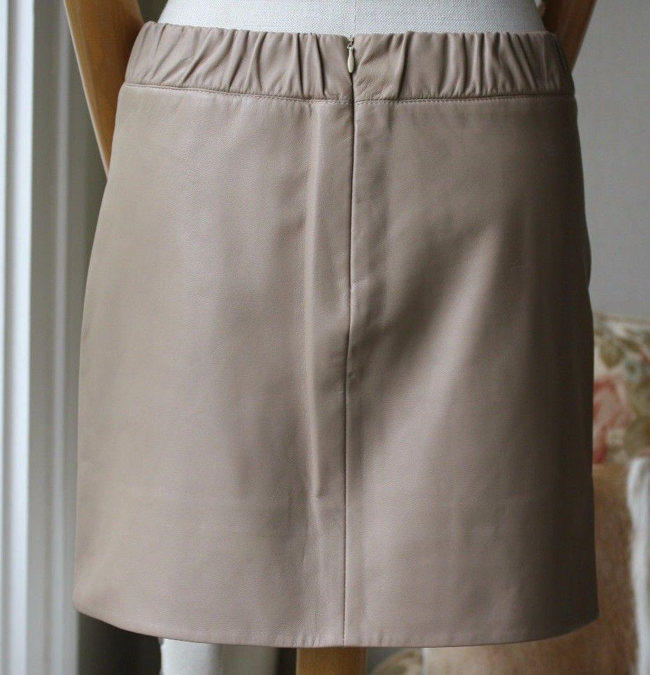 NEIL BARRETT HI/LO LEATHER SKIRT SMALL - Image 4