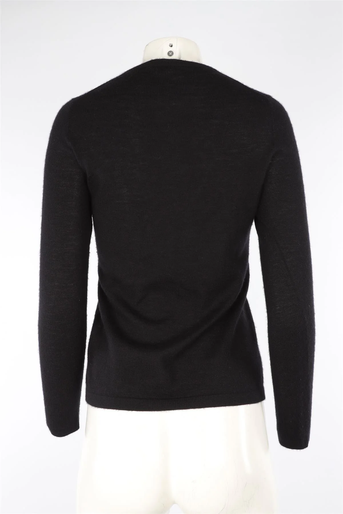 NEIMAN MARCUS BLACK CASHMERE SWEATER SMALL - Image 4