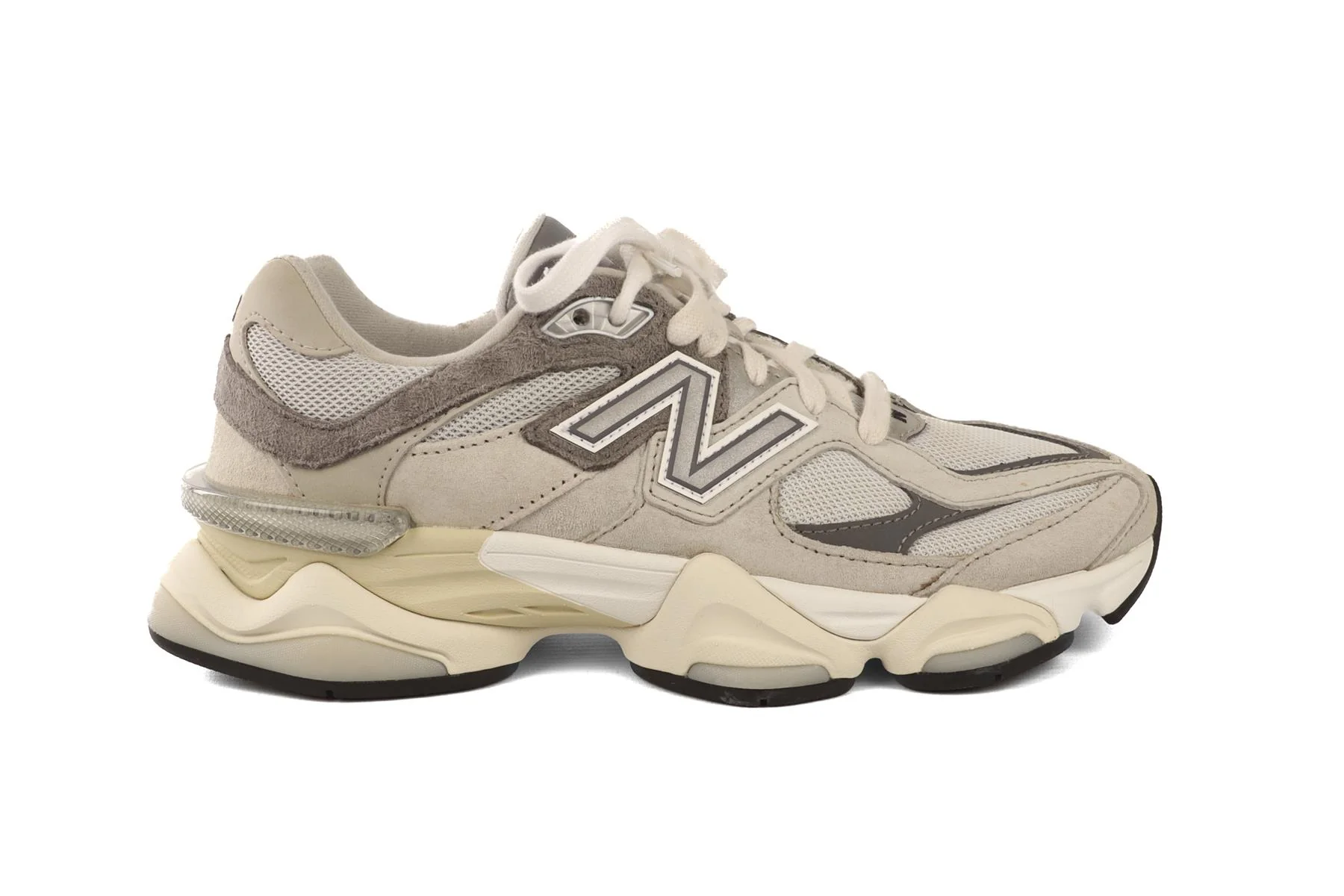 NEW BALANCE GREY 9060 CLASSIC GREY SNEAKERS EU 39.5 UK 6 US 8 - Image 2