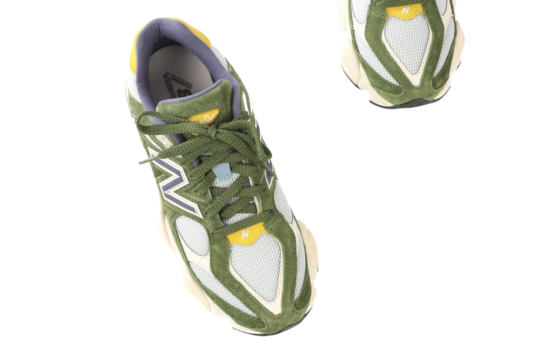 NEW BALANCE MULTI 9060 DARK ALPINE GREEN FROSTED GLASS SNEAKERS EU 39.5 UK 6 US 8 - Image 4