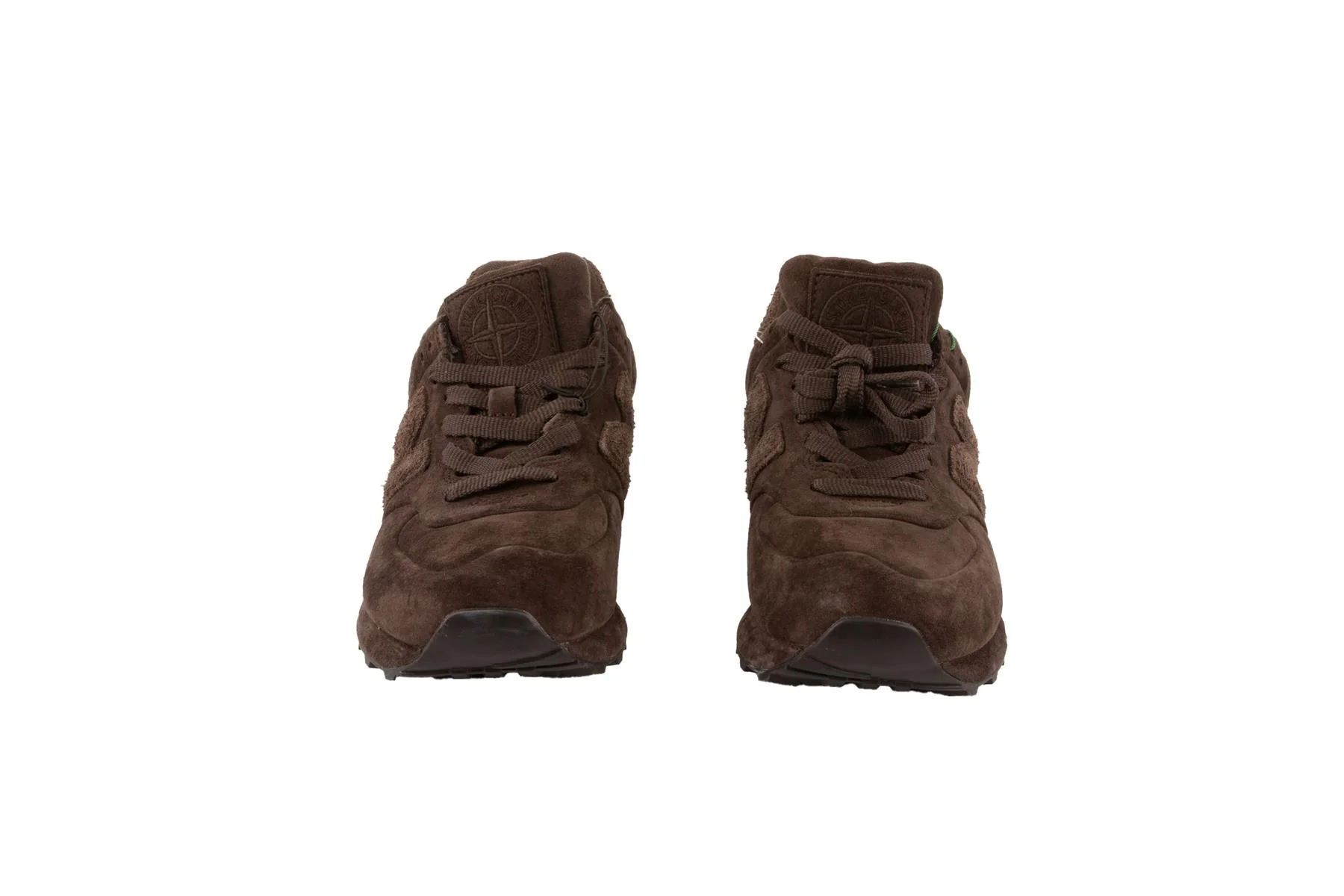 NEW BALANCE + STONE ISLAND BROWN GHOST 574 SNEAKERS EU 39.5 UK 6.5 US 9.5 - Image 3