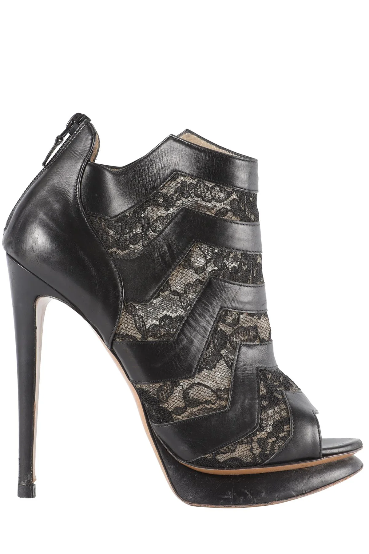 NICHOLAS KIRKWOOD BLACK LEATHER SANDALS EU 38.5 UK 5.5 US 8.5 - Image 7