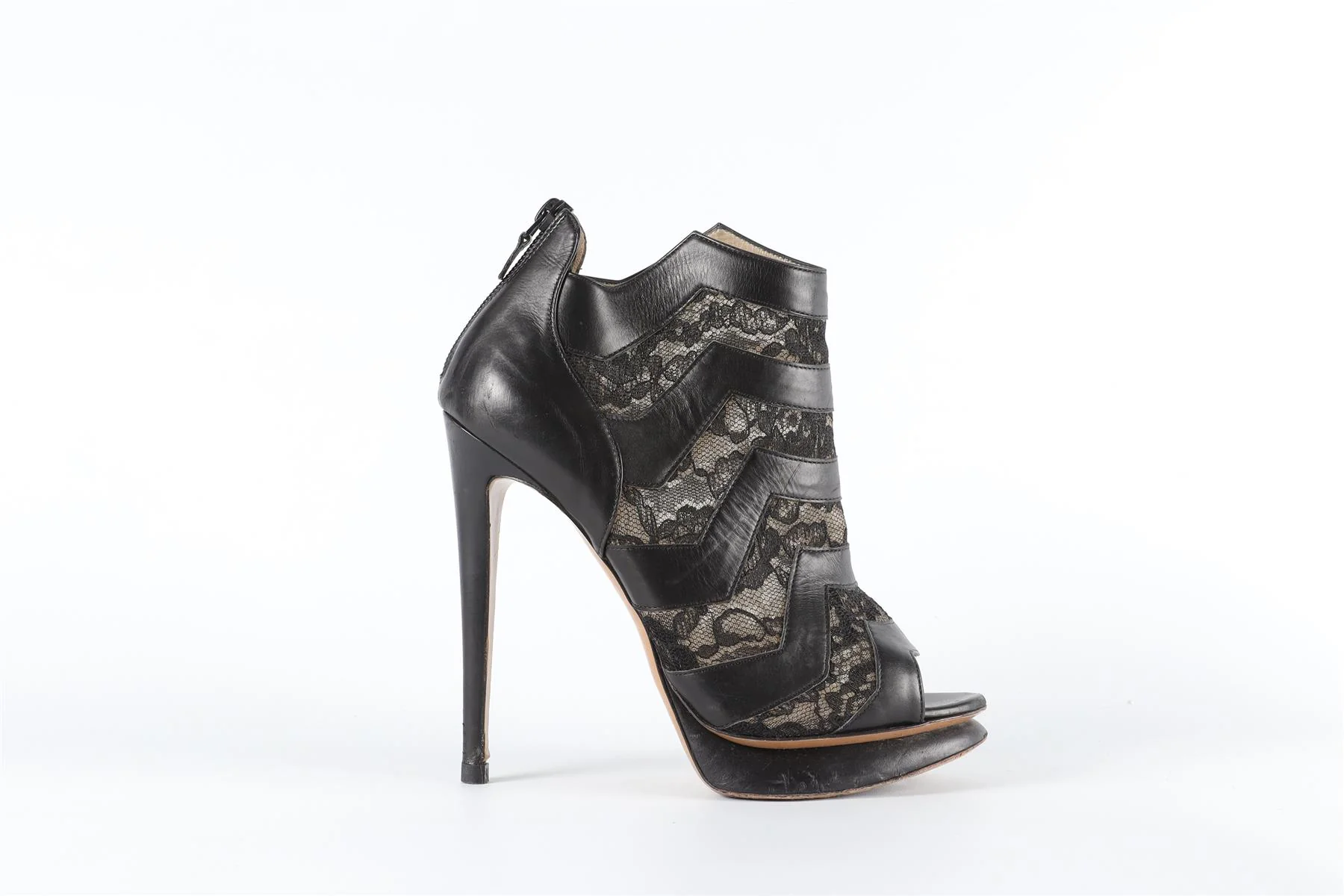 NICHOLAS KIRKWOOD BLACK LEATHER SANDALS EU 38.5 UK 5.5 US 8.5 - Image 8