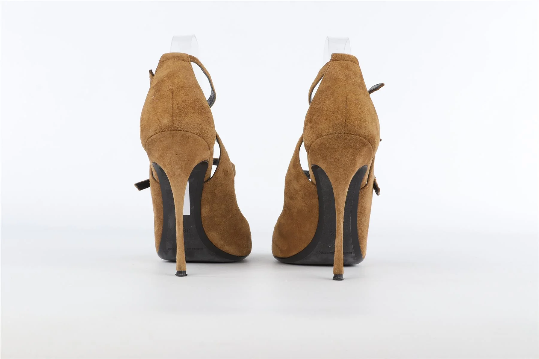 NICHOLAS KIRKWOOD BROWN SUEDE SANDALS EU 38.5 UK 5.5 US 8.5 - Image 5