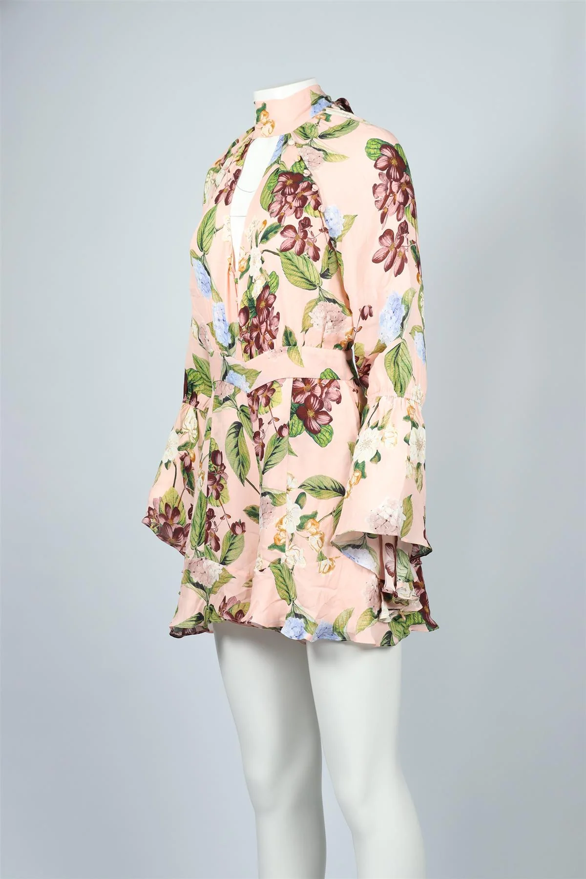 NICHOLAS MULTICOLOURED SILK PLAYSUIT MEDIUM - Image 3