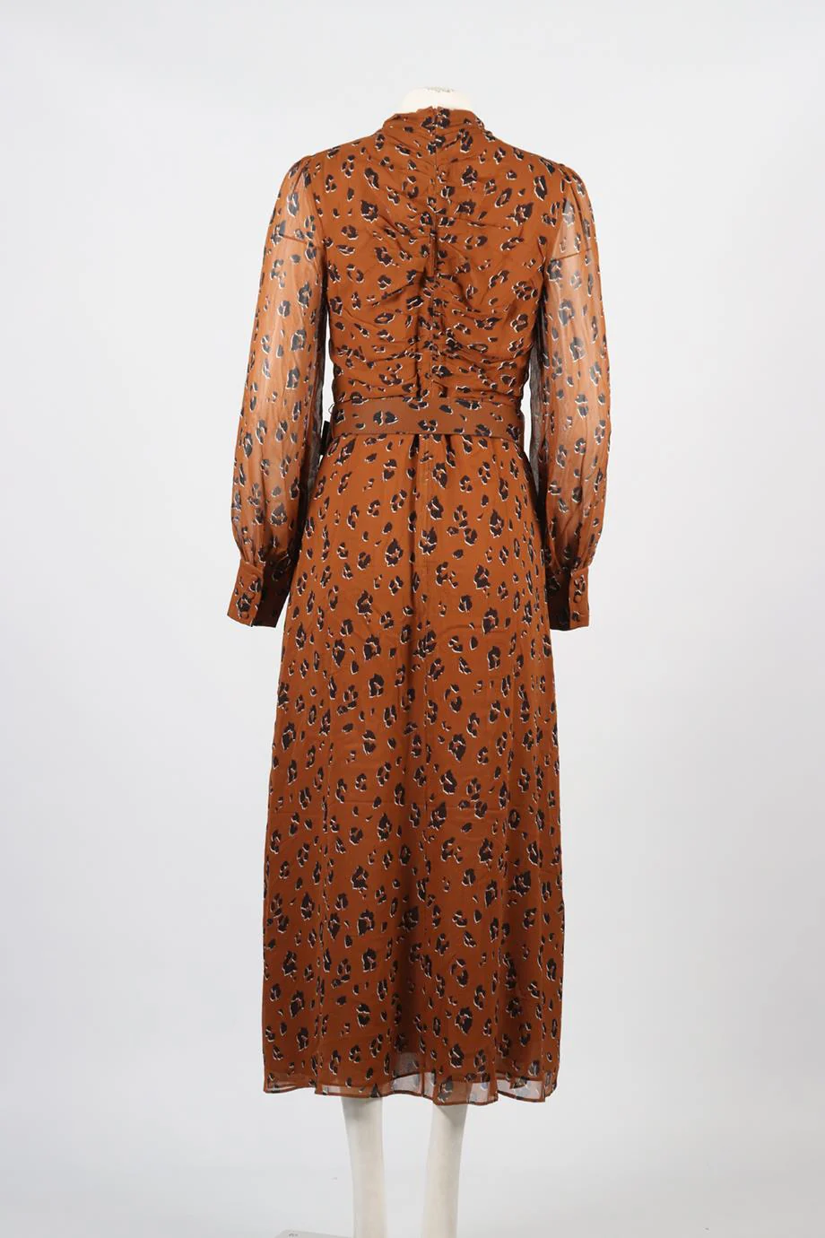 NICHOLAS PRINTED SILK MAXI DRESS UK 14 - Image 4