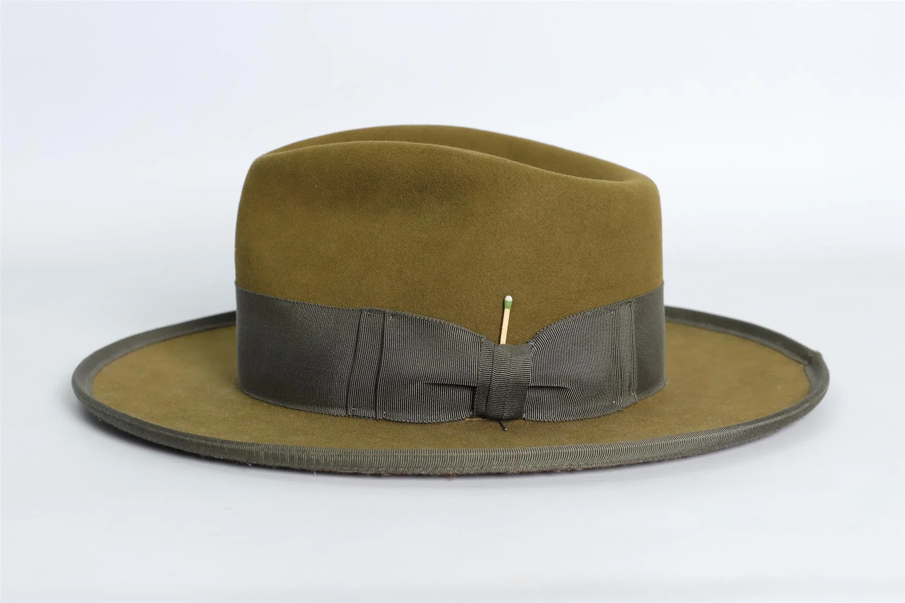 NICK FOUQUET GREEN FELT FEDORA 59 CM - Image 4