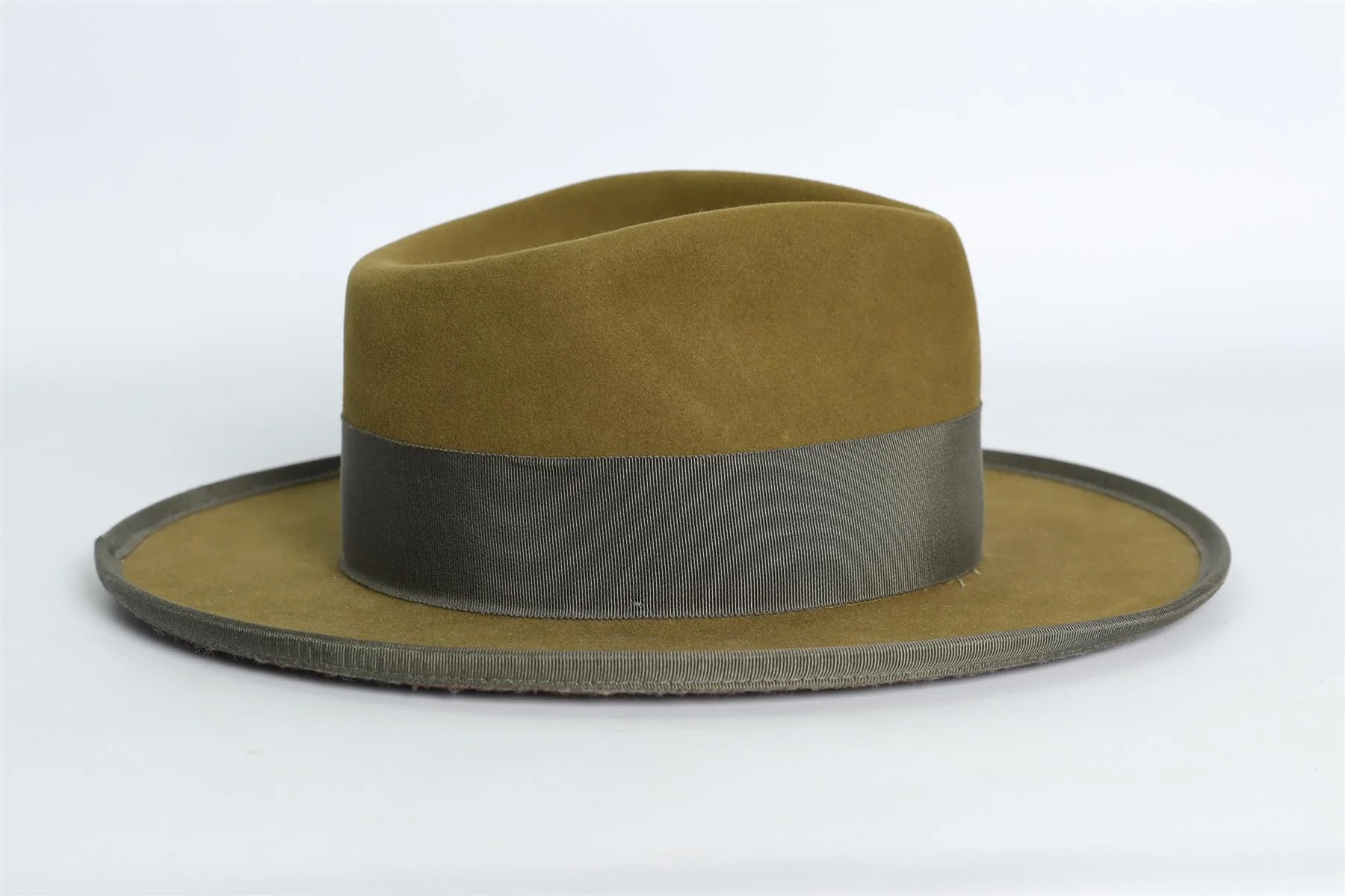 NICK FOUQUET GREEN FELT FEDORA 59 CM - Image 6