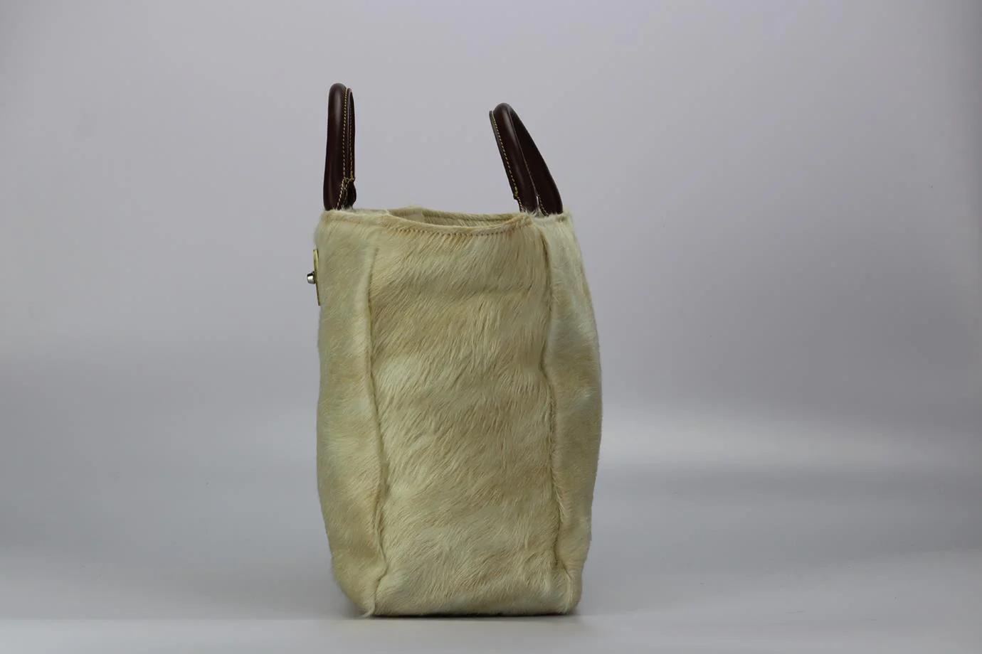 NICOLE DE RIVALS CALF HAIR AND LEATHER TOTE BAG - Image 3