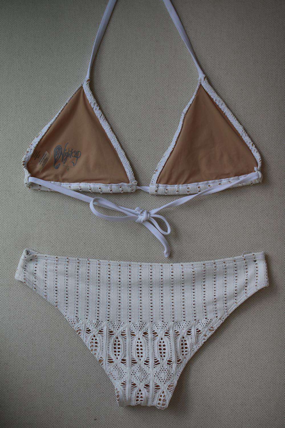NIGHTCAP SPIRAL LACE TRIANGLE BIKINI XSMALL/SMALL - Image 4