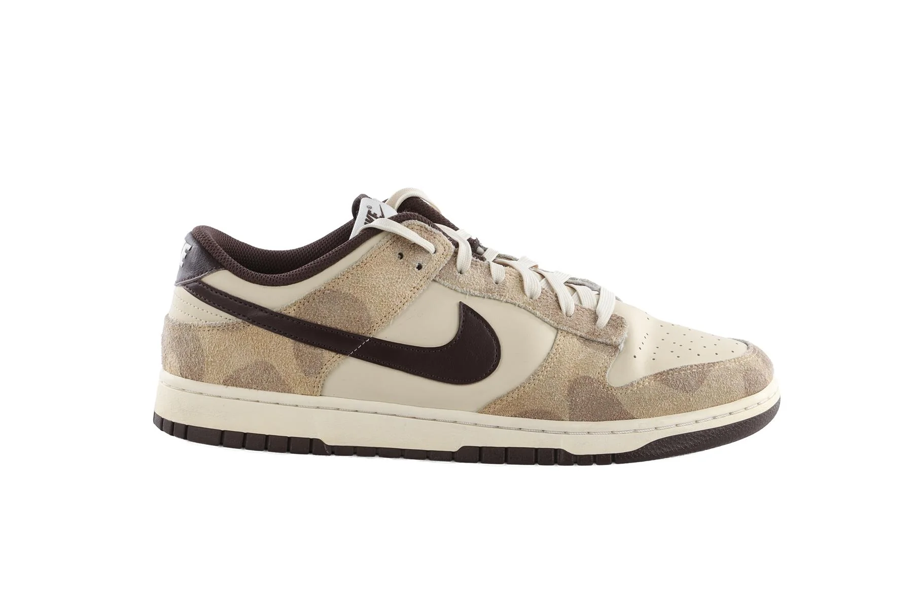 NIKE BEIGE DUNK ANIMAL PACK CHEETAH MEN'S LEATHER SNEAKERS EU 47.5 UK 12 US 13 - Image 2