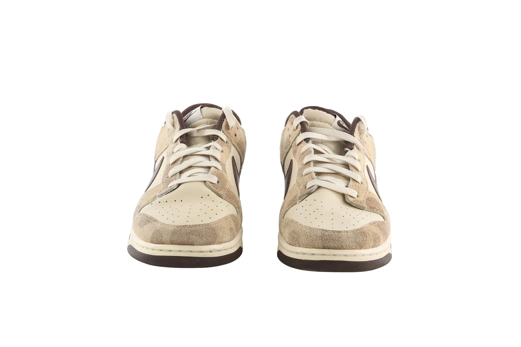 NIKE BEIGE DUNK ANIMAL PACK CHEETAH MEN'S LEATHER SNEAKERS EU 47.5 UK 12 US 13 - Image 3