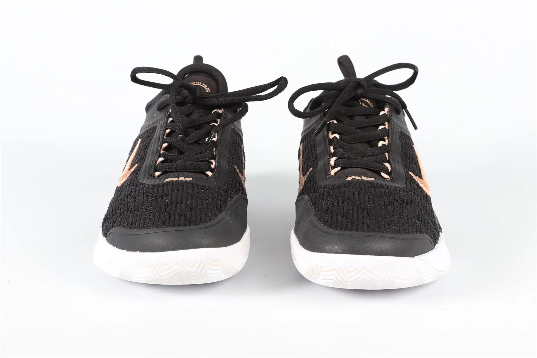 NIKE BLACK COURT NXT MESH SNEAKERS UK 5.5 US 8 EU 39 - Image 3