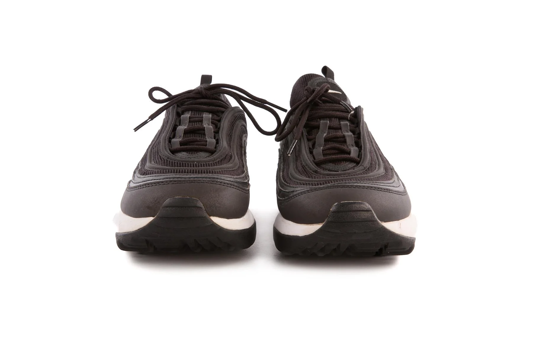 NIKE BLACK MEN'S AIR MAX SNEAKERS UK 9.5 EU 44.5 US 10.5 - Image 3