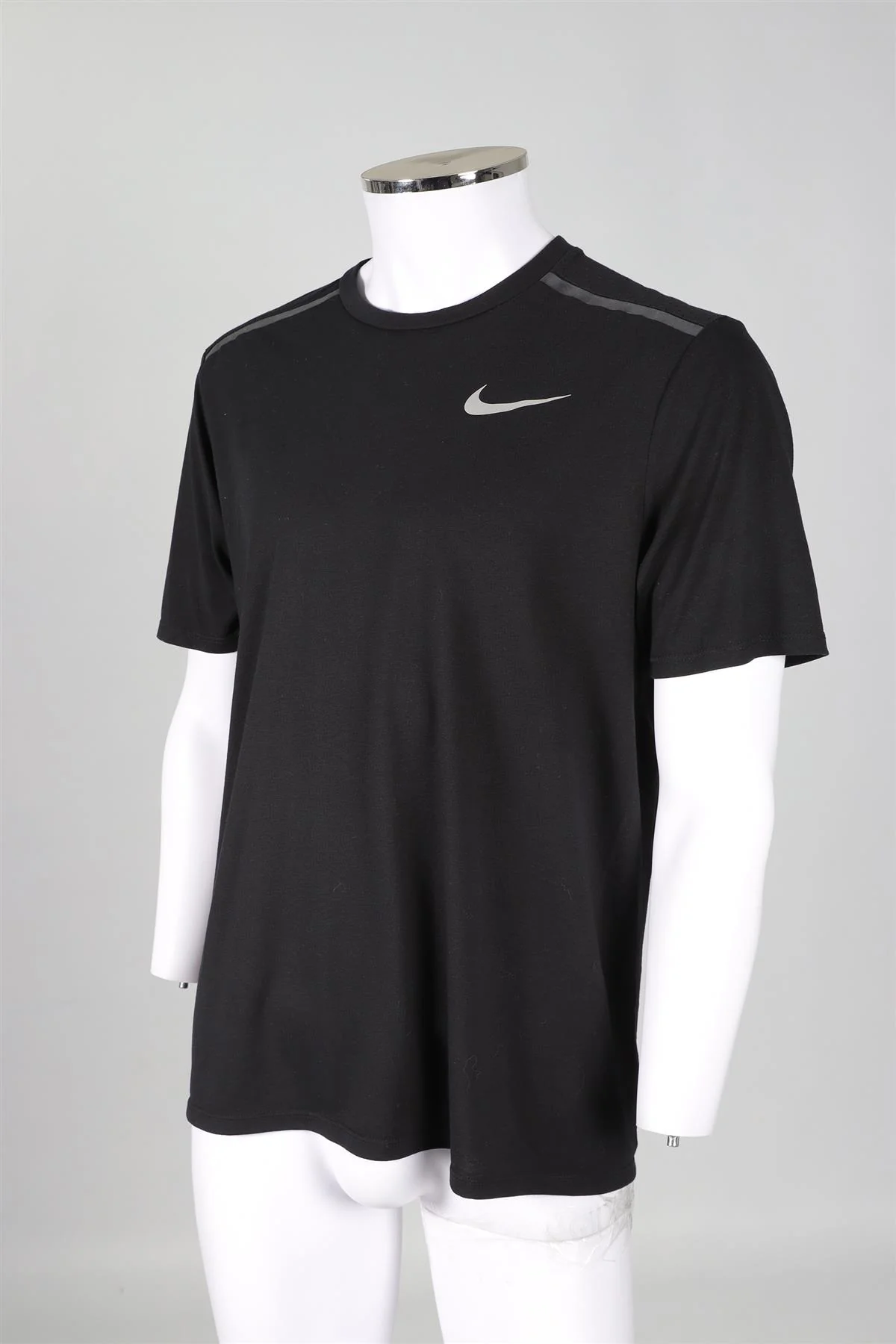 NIKE BLACK MEN'S COTTON T-SHIRT LARGE - Image 3