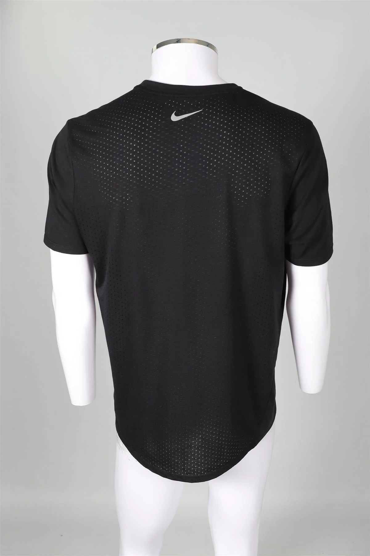 NIKE BLACK MEN'S COTTON T-SHIRT LARGE - Image 4