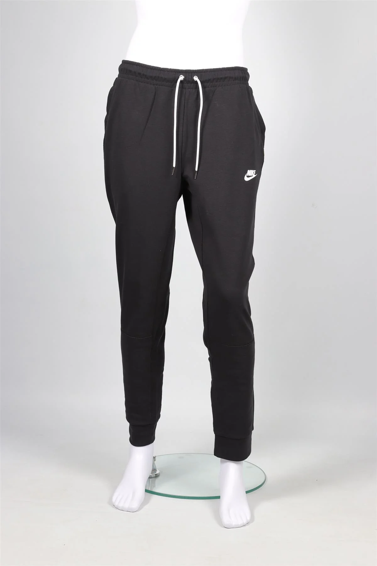 NIKE BLACK MEN'S COTTON TRACK PANTS MEDIUM - Image 2