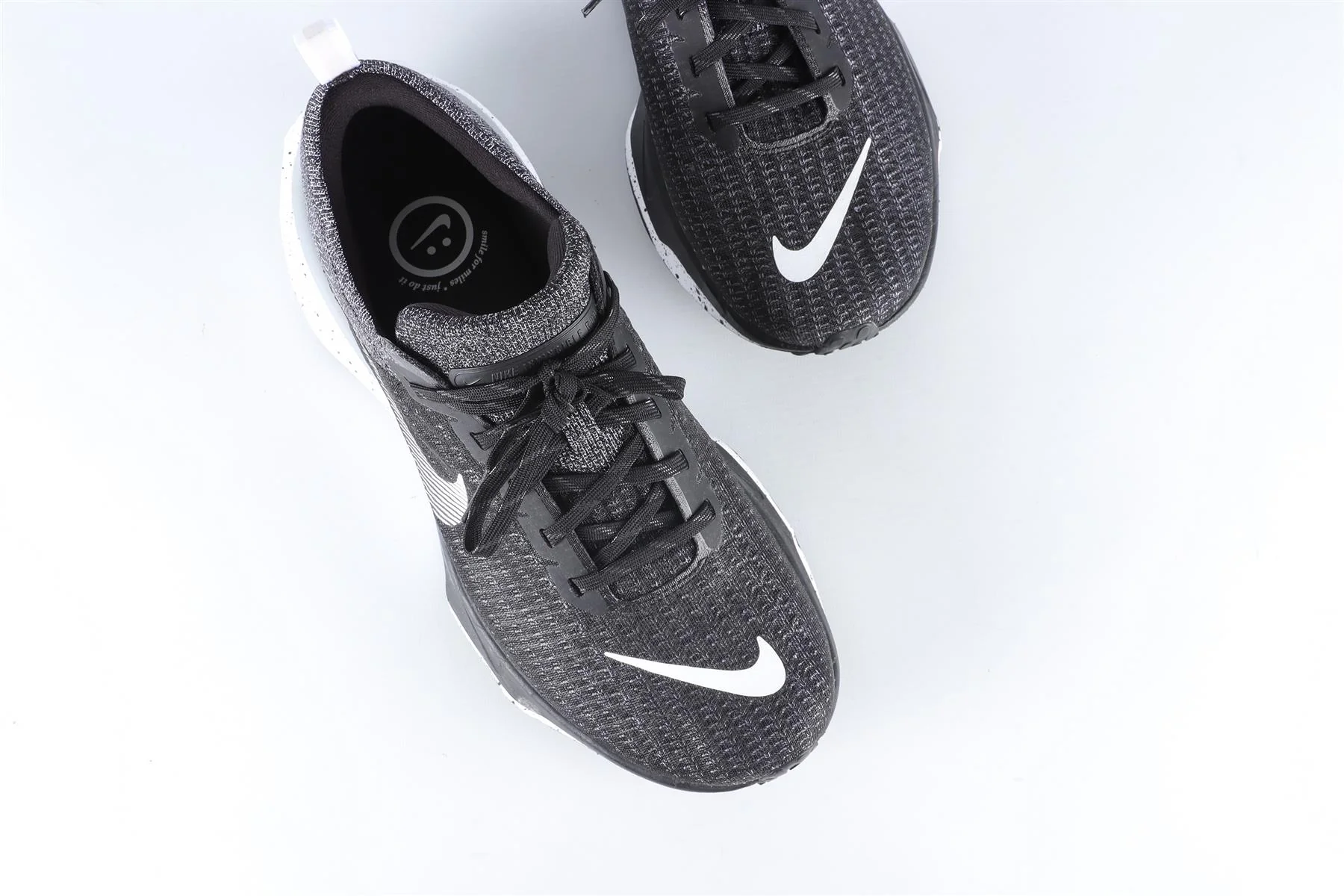 NIKE BLACK MEN'S INVINCIBLE RUN SNEAKERS EU 44 UK 9 US 10 - Image 4