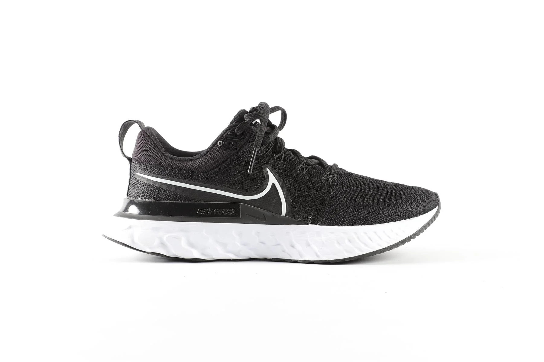 NIKE BLACK REACT SNEAKERS EU 39 UK 5.5 US 8 - Image 2