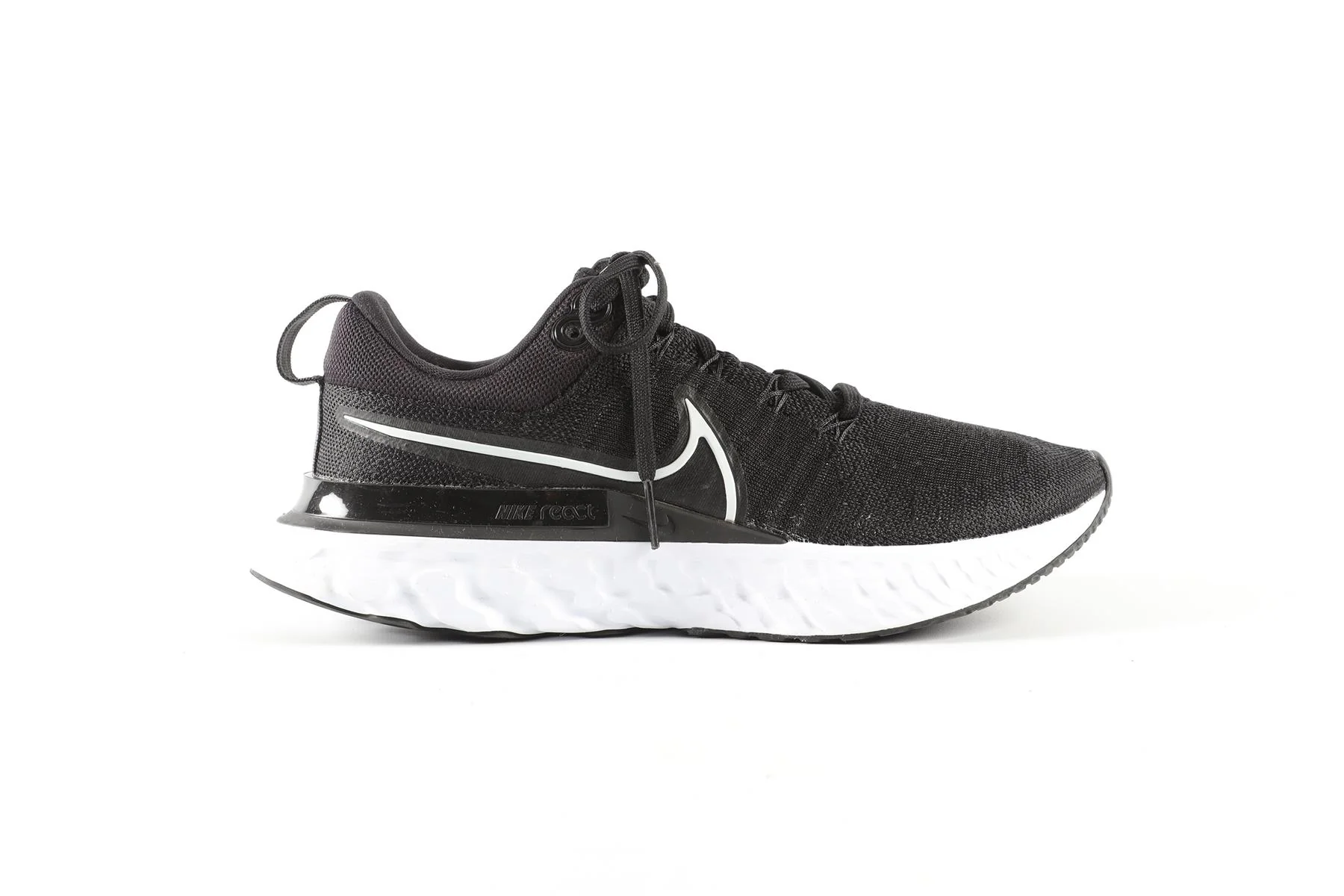 NIKE BLACK REACT SNEAKERS EU 39 UK 5.5 US 8 - Image 2