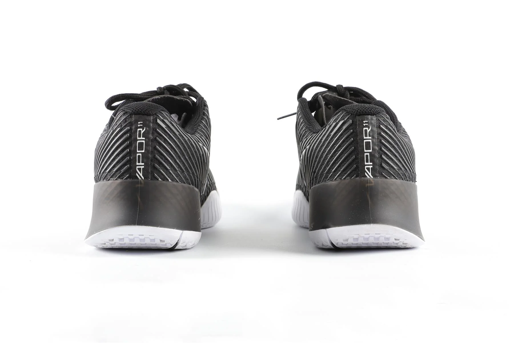 NIKE BLACK VAPOR 11 MESH SNEAKERS EU 39 UK 5.5 US 8 - Image 5