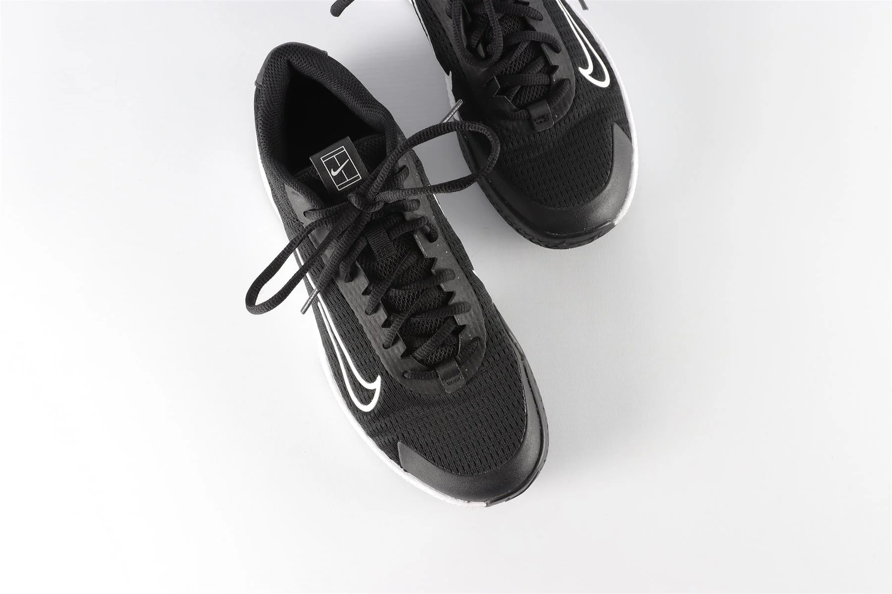 NIKE BLACK VAPOR LITE MESH SNEAKERS EU 38.5 UK 5 US 7.5 - Image 4
