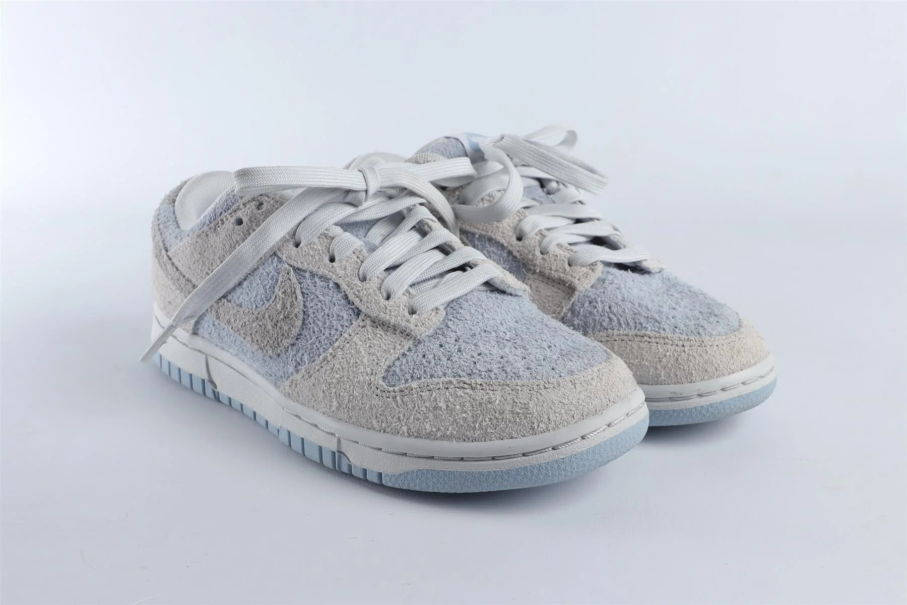 NIKE BLUE KIDS LEATHER SNEAKERS EU 35.5 UK 3 US 3.5 - Image 2