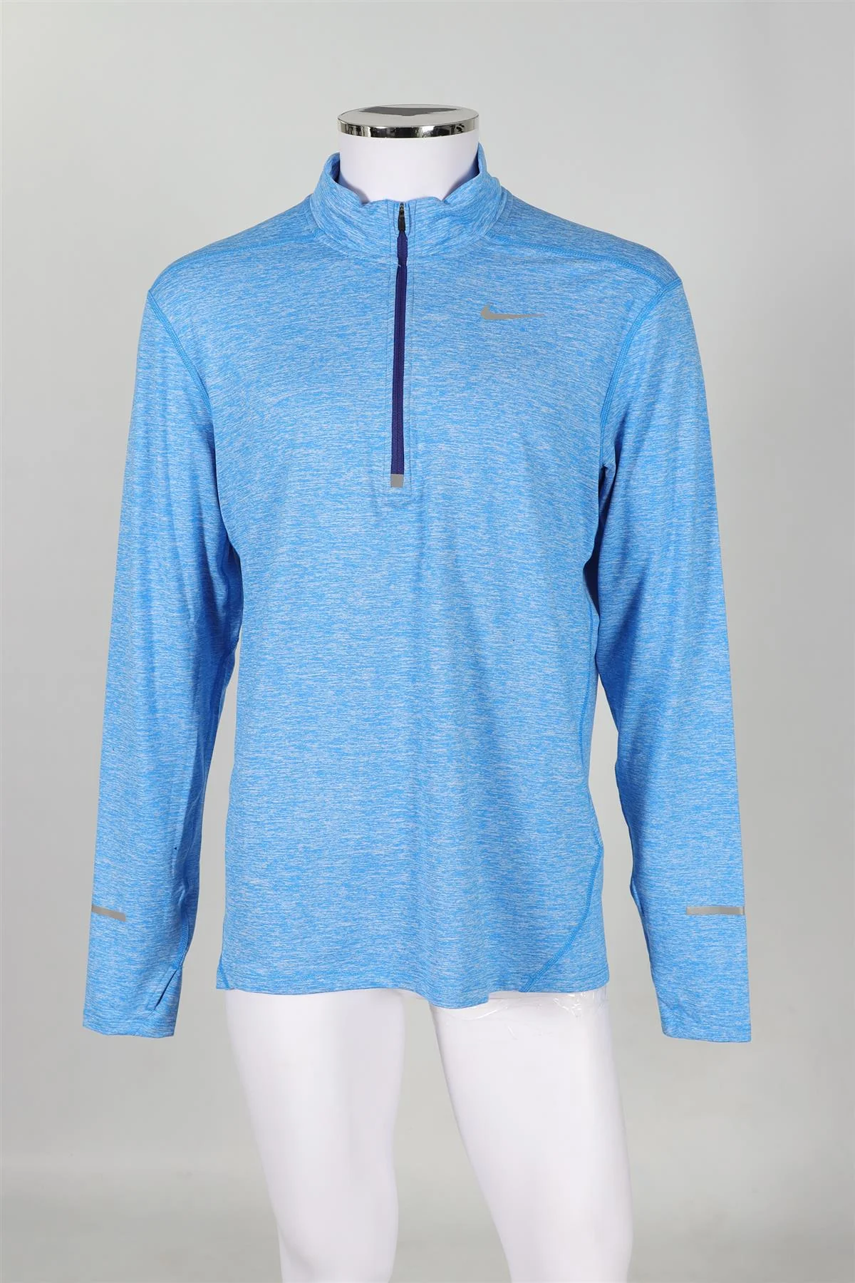NIKE BLUE MEN'S JERSEY TOP LARGE - Image 2