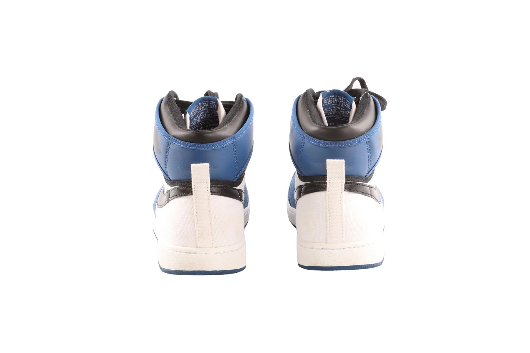NIKE BLUE MEN'S JORDAN 1 KO STORM BLUE SNEAKERS UK 9.5 - Image 5