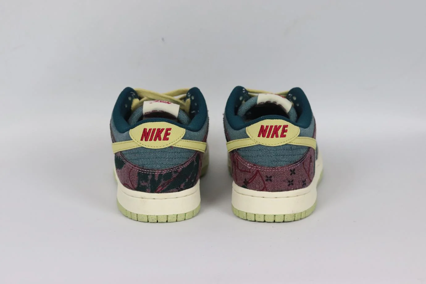 NIKE DUNK LOW COMMUNITY GARDEN CANVAS SNEAKERS EU 38.5 UK 5.5 US 6 - Image 4