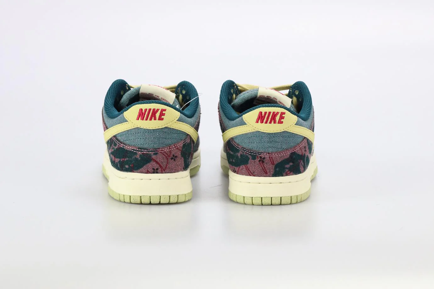 NIKE DUNK LOW COMMUNITY GARDEN CANVAS SNEAKERS EU 38.5 UK 5.5 US 6 - Image 4