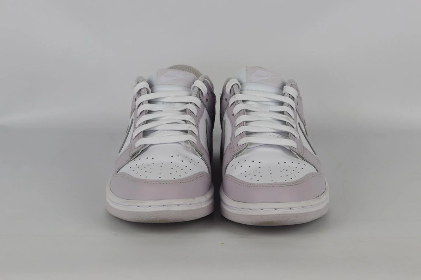 NIKE DUNK LOW LIGHT VIOLET LEATHER SNEAKERS EU 39 UK 5.5 US 8 - Image 3