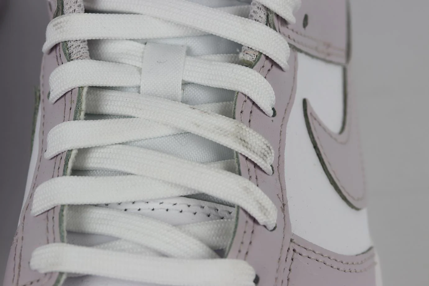 NIKE DUNK LOW LIGHT VIOLET LEATHER SNEAKERS EU 39 UK 5.5 US 8 - Image 9
