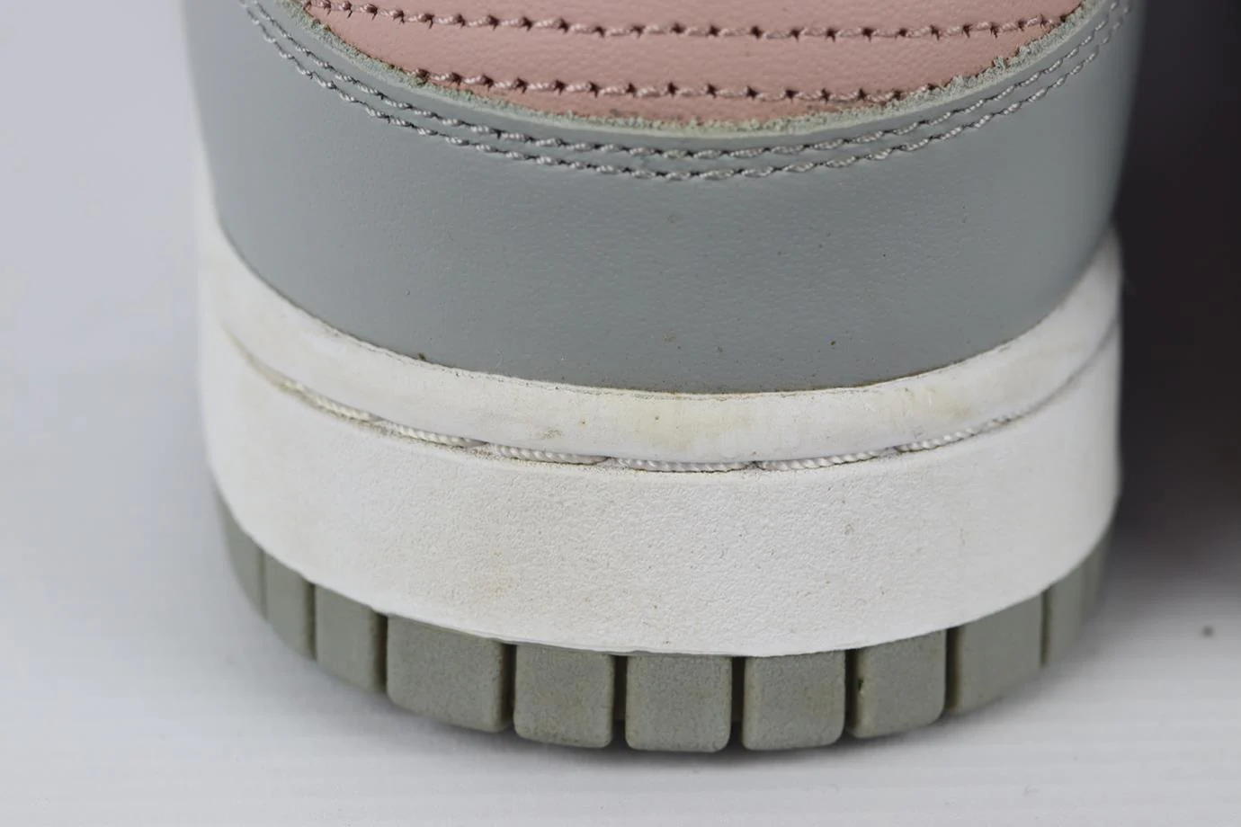 NIKE DUNK LOW PINK OXFORD LEATHER SNEAKERS EU 39 UK 5.5 US 8 - Image 6