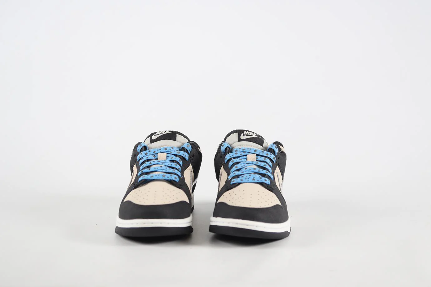 NIKE DUNK LOW STARRY LACES LEATHER SNEAKERS EU 39 UK 5.5 US 8 - Image 3