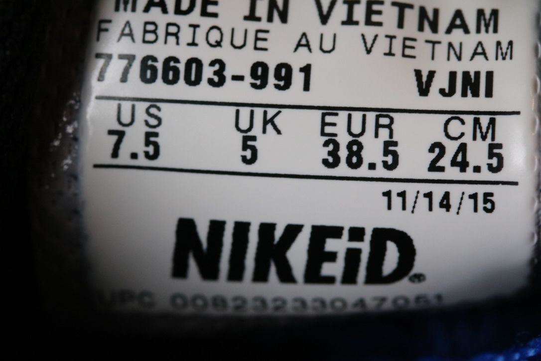 NIKE FREE 4.0 ID BLUE TRAINERS 38.5 UK 5 US 7.5 - Image 5