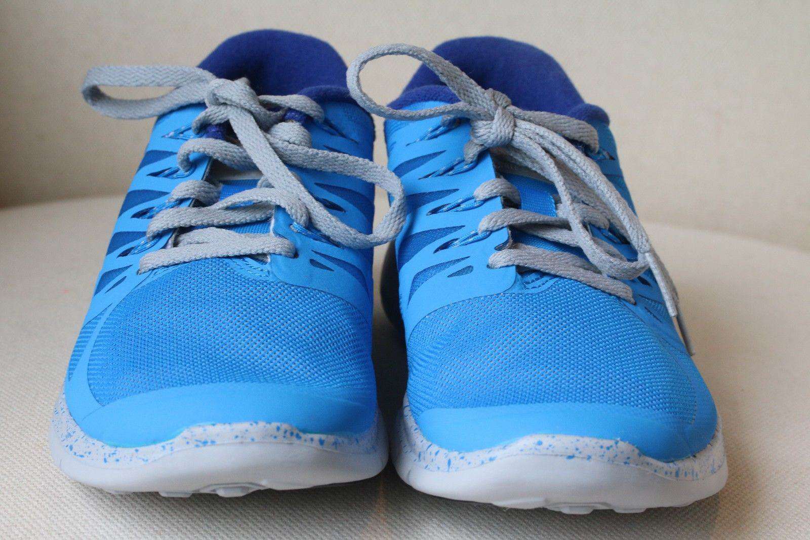 NIKE FREE 5.0 BLUE H2O REPEL TRAINERS 38.5 UK 5 US 7.5 - Image 2