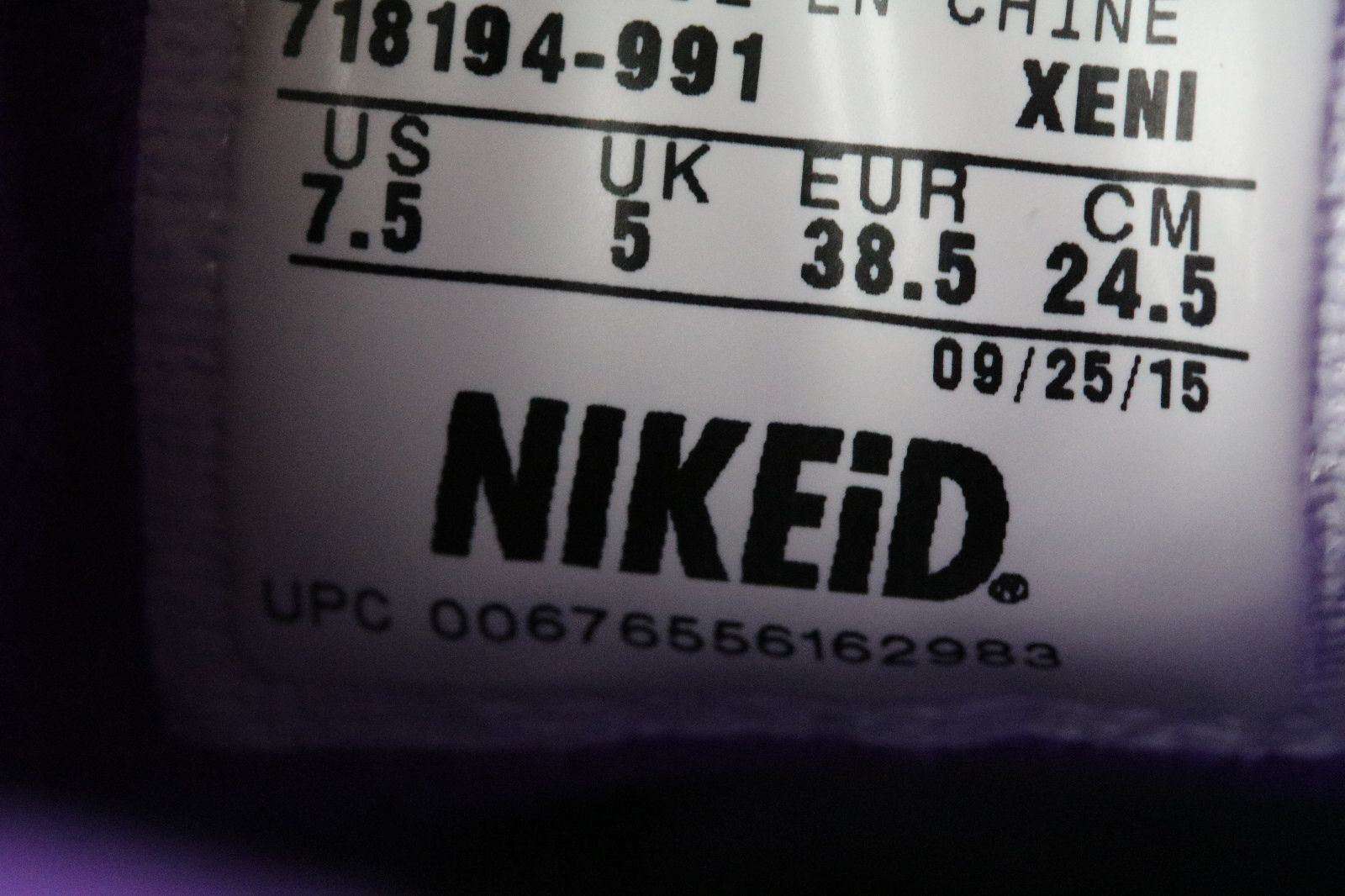 NIKE FREE 5.0 PURPLE ZEBRA TRAINERS EU 38.5 UK 5 US 7.5 - Image 9