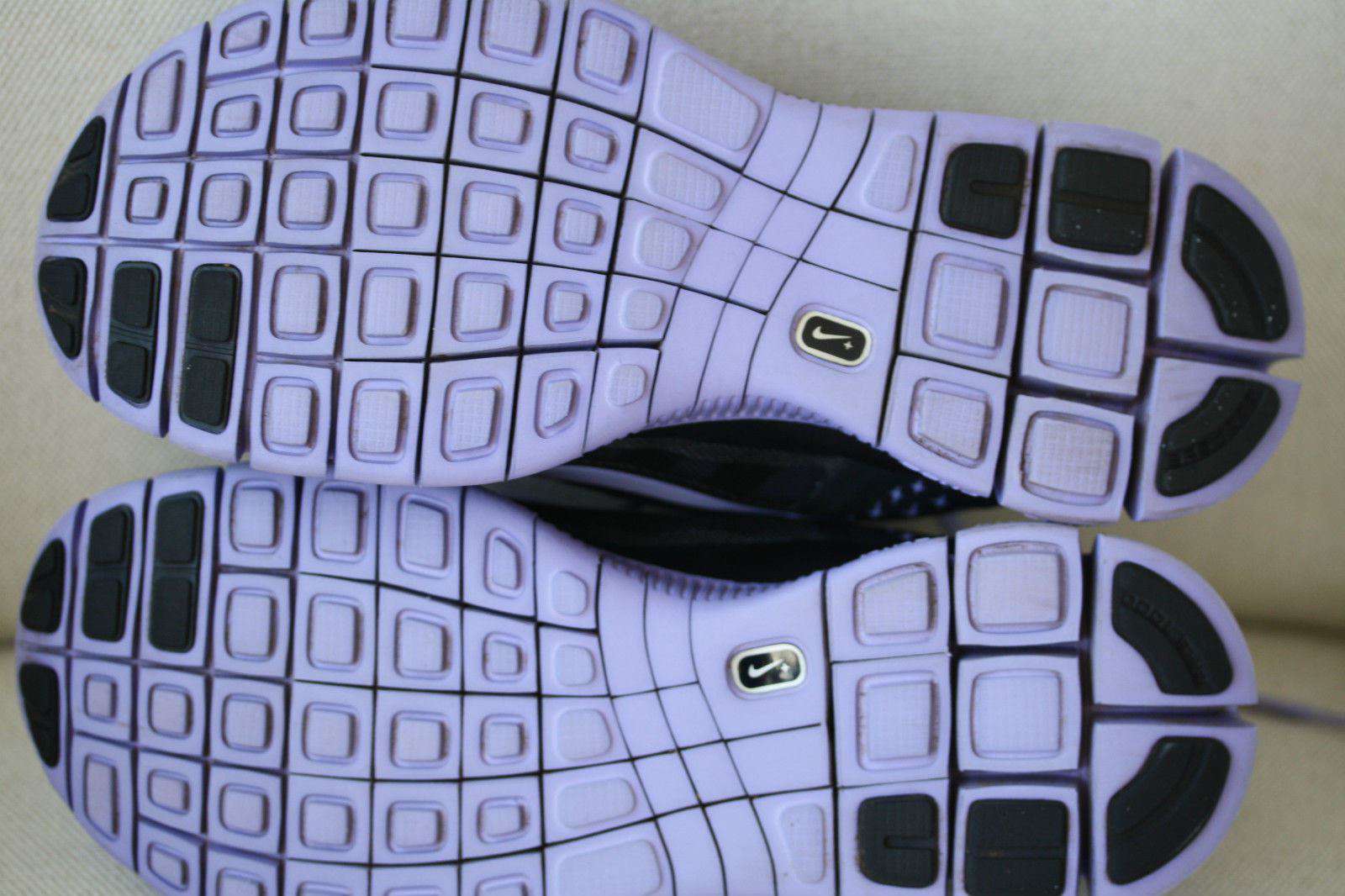 NIKE FREE RUN 5.0 BLACK/PURPLE TRAINERS 38.5 UK 5 US 7.5 - Image 2