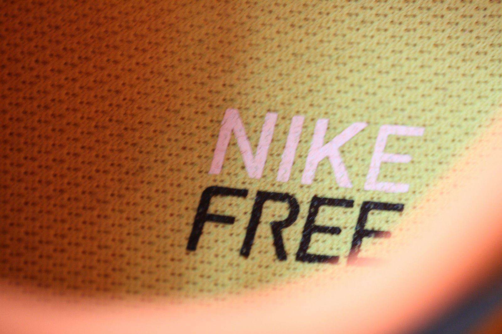 NIKE FREE RUNNING 4.0 V3 GREY CITRUS TRAINERS 38.5 UK 5 US 7.5 - Image 5